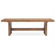 Magnussen Home Lindon Belgian Wheat Trestle Dining Table
