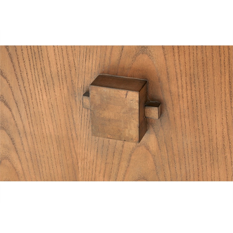 Magnussen Home Lindon Belgian Wheat Trestle Dining Table