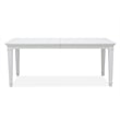 Magnussen Home Charleston White Dove White Extendable Rectangular Dining Table