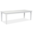 Magnussen Home Charleston White Dove White Extendable Rectangular Dining Table