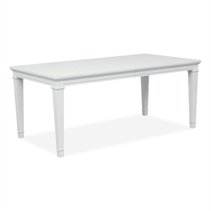 Magnussen Home Charleston White Dove White Extendable Rectangular Dining Table