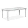 Magnussen Home Charleston White Dove White Extendable Rectangular Dining Table