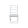 Magnussen Home Charleston White Dove White Upholstered Side Chair Two Pack