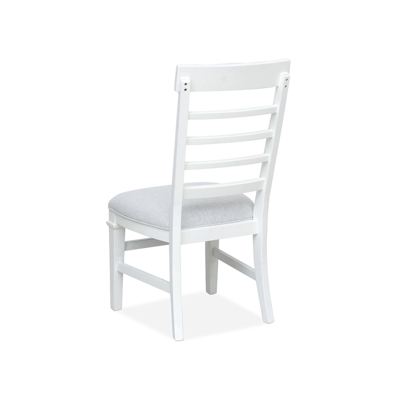 Magnussen Home Charleston White Dove White Upholstered Side Chair Two Pack