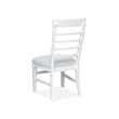 Magnussen Home Charleston White Dove White Upholstered Side Chair Two Pack