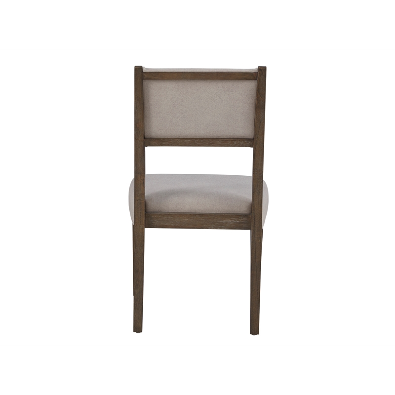 Magnussen Home Kavanaugh Weathered Kona Brown Upholstered Side Chair Two Pack
