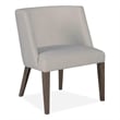 Magnussen Home Kavanaugh Weathered Kona Brown Upholstered Host Chair Two Pack