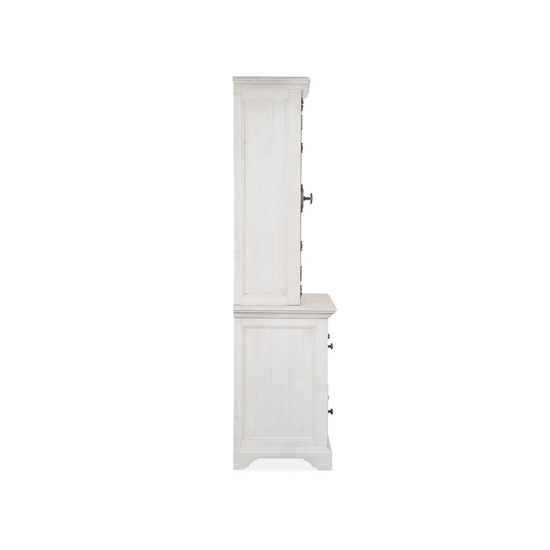 Magnussen Home Bronwyn Alabaster Lateral File With Hutch