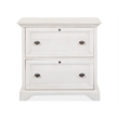 Magnussen Home Bronwyn Alabaster Lateral File With Hutch