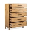 Magnussen Home Davenport Rustic Caramel 5-Drawers Bedroom Chest