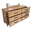 Magnussen Home Davenport Rustic Caramel 6-Drawers Bedroom Dresser