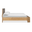Magnussen Home Davenport Rustic Caramel Queen Panel Storage Bed