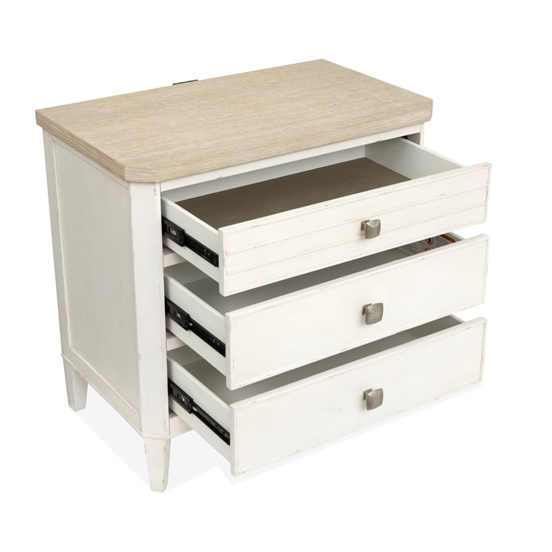 Salt Life Home Echo Isles Sea Pearl And Driftwood Drawer Nightstand