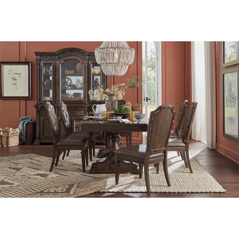 Magnussen Home Durango Willadeene Brown Buffet With Hutch