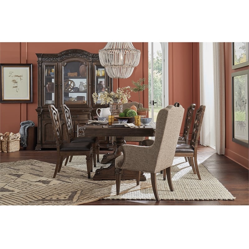 Magnussen Home Durango Willadeene Brown Buffet With Hutch