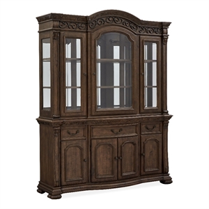 Magnussen Home Durango Willadeene Brown Buffet With Hutch