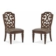 Magnussen Home Durango Willadeene Brown Upholstered Side Chair Two Pack