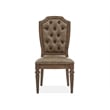 Magnussen Home Durango Willadeene Brown Upholstered Side Chair Two Pack