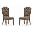 Magnussen Home Durango Willadeene Brown Upholstered Side Chair Two Pack