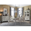 Magnussen Home Newport Solid Wood Buffet/Sideboard in Soft Alabaster Finish