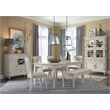 Magnussen Home Newport Solid Wood Buffet/Sideboard in Soft Alabaster Finish