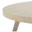 Magnussen Home Lenox Warm Silver And Acadia White Round Dining Table