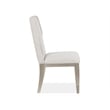 Magnussen Home Lenox Acadia White Upholstered Host Chair Two Pack
