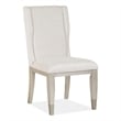 Magnussen Home Lenox Acadia White Upholstered Host Chair Two Pack