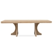 Magnussen Home Somerset Butternut Extendable Trestle Dining Table
