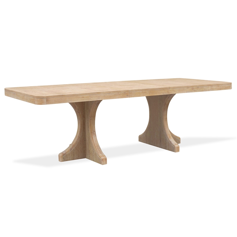 Magnussen Home Somerset Butternut Extendable Trestle Dining Table