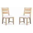 Magnussen Home Somerset Butternut Upholstered Side Chair Two Pack