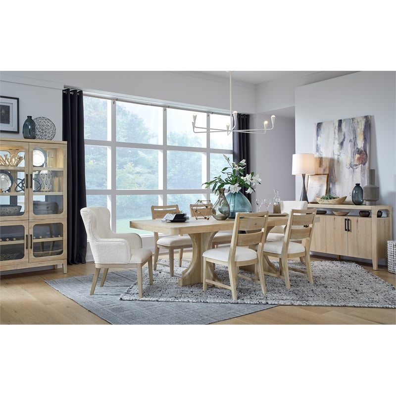 Magnussen Home Somerset Butternut Upholstered Side Chair Two Pack