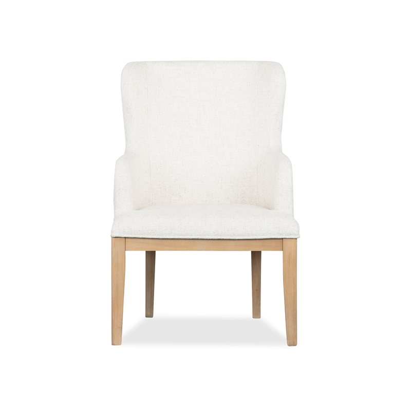 Magnussen Home Somerset Butternut Upholstered Arm Chair Two Pack