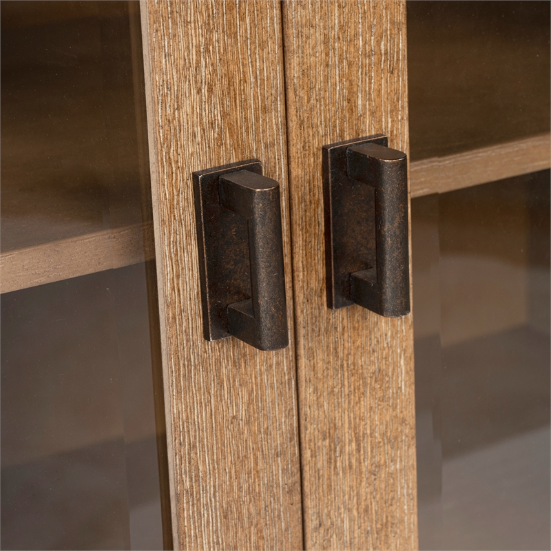 Magnussen Home Plum Creek Sierra Brown Display Cabinet