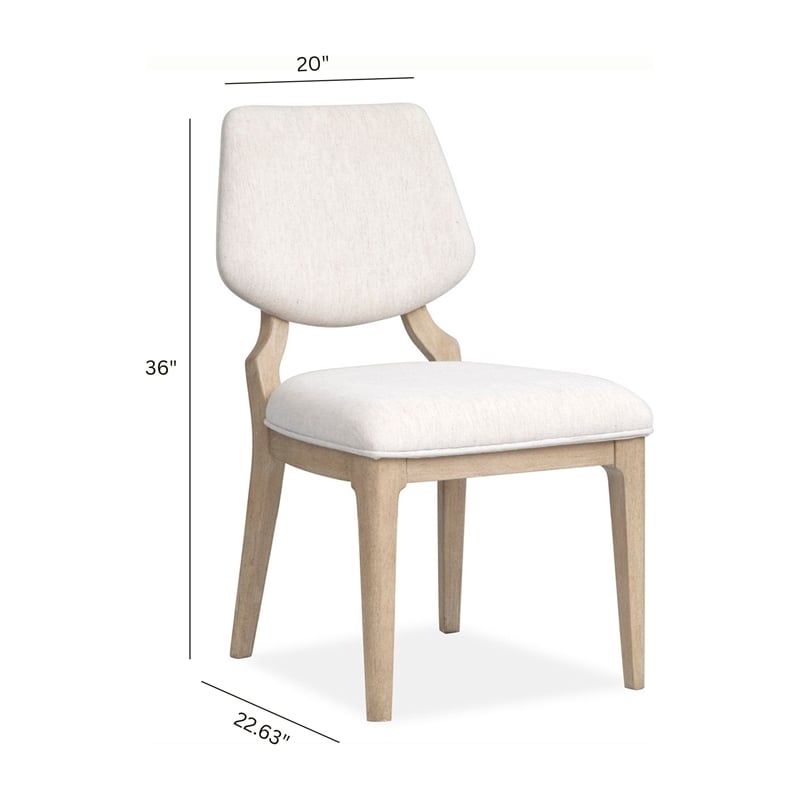 Salt Life Home Sunset Cove Sanibel Brown Upholstered Side Chair Two Pack