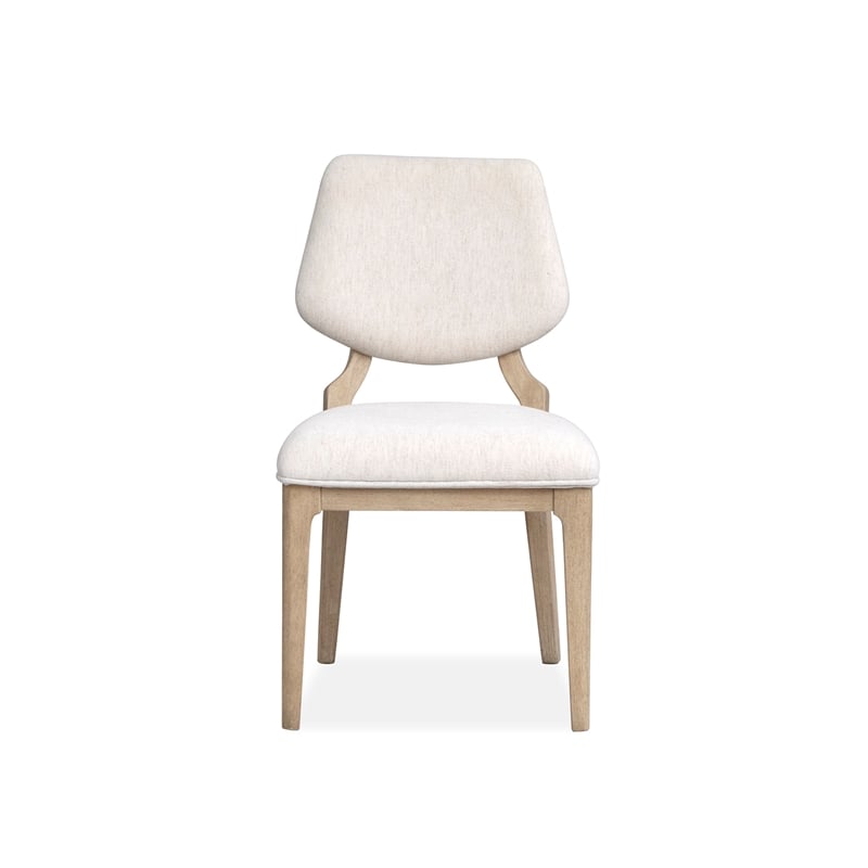 Salt Life Home Sunset Cove Sanibel Brown Upholstered Side Chair Two Pack