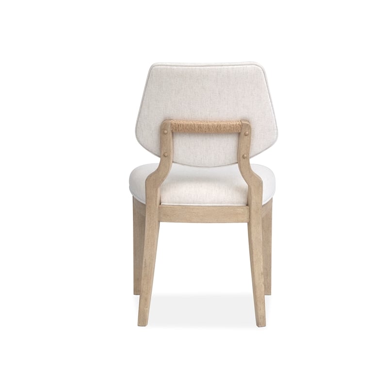 Salt Life Home Sunset Cove Sanibel Brown Upholstered Side Chair Two Pack