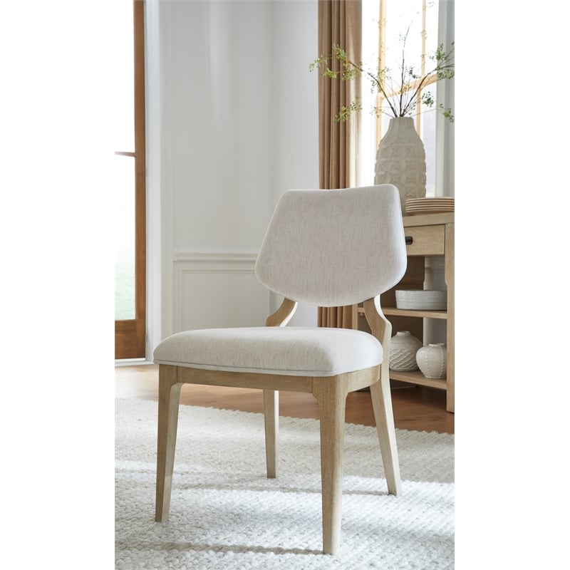 Salt Life Home Sunset Cove Sanibel Brown Upholstered Side Chair Two Pack