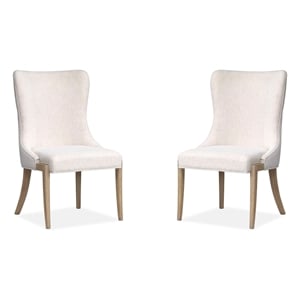 Salt Life Home Sunset Cove Sanibel Brown Upholstered Host Chair Two Pack