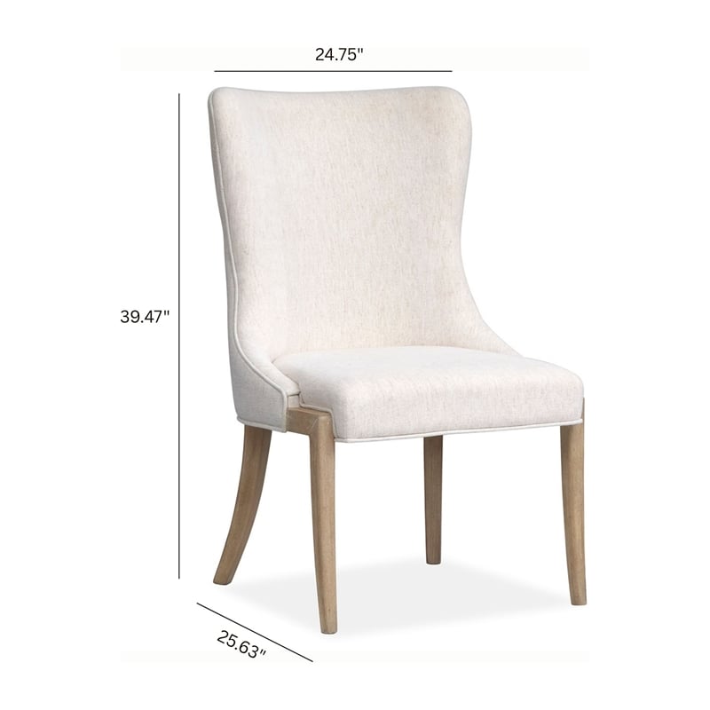 Salt Life Home Sunset Cove Sanibel Brown Upholstered Host Chair Two Pack