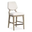 Salt Life Home Sunset Cove Sanibel Brown Upholstered Counter Chair(Set of 2)