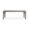 Magnussen Home Braelyn Dorian Grey Extendable Rectangular Dining Table