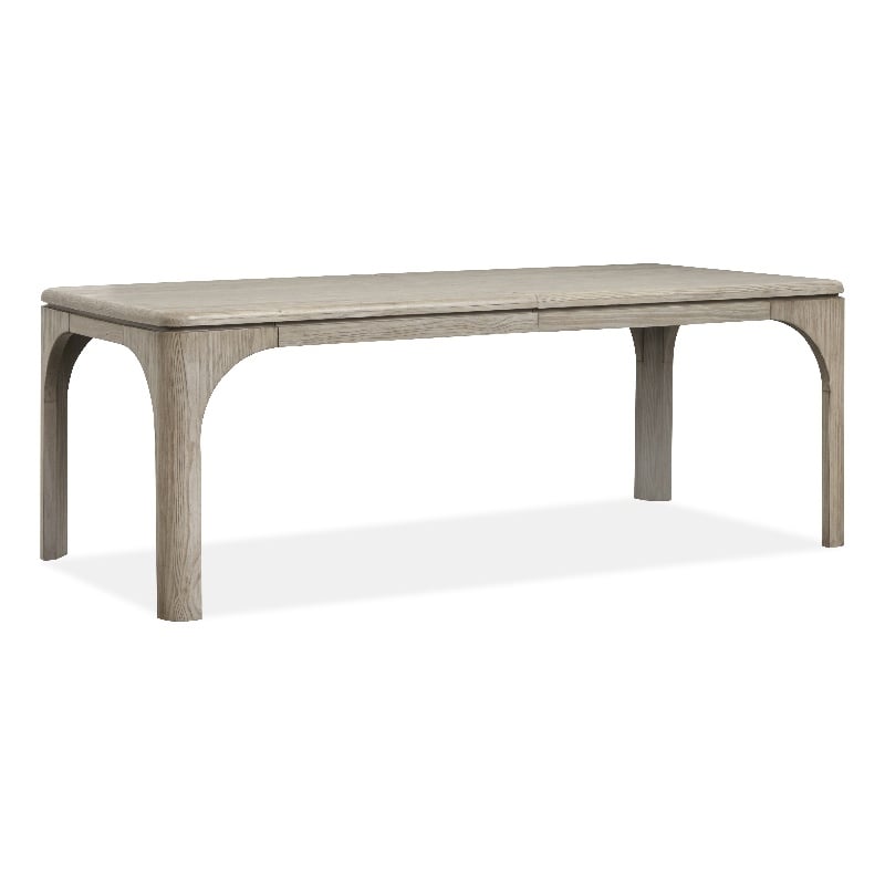 Magnussen Home Braelyn Dorian Grey Extendable Rectangular Dining Table