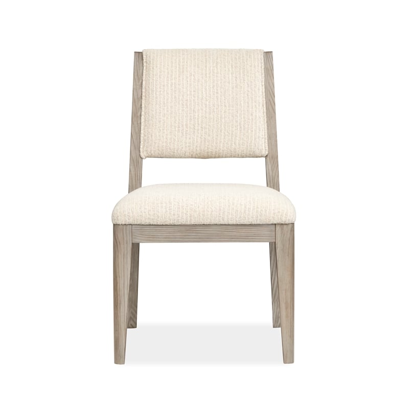 Magnussen Home Braelyn Dorian Grey Upholstered Side Chair Two Pack