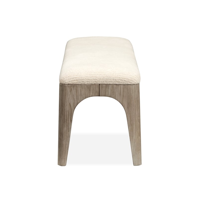 Magnussen Home Braelyn Dorian Grey Long Bench