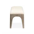 Magnussen Home Braelyn Dorian Grey Long Bench