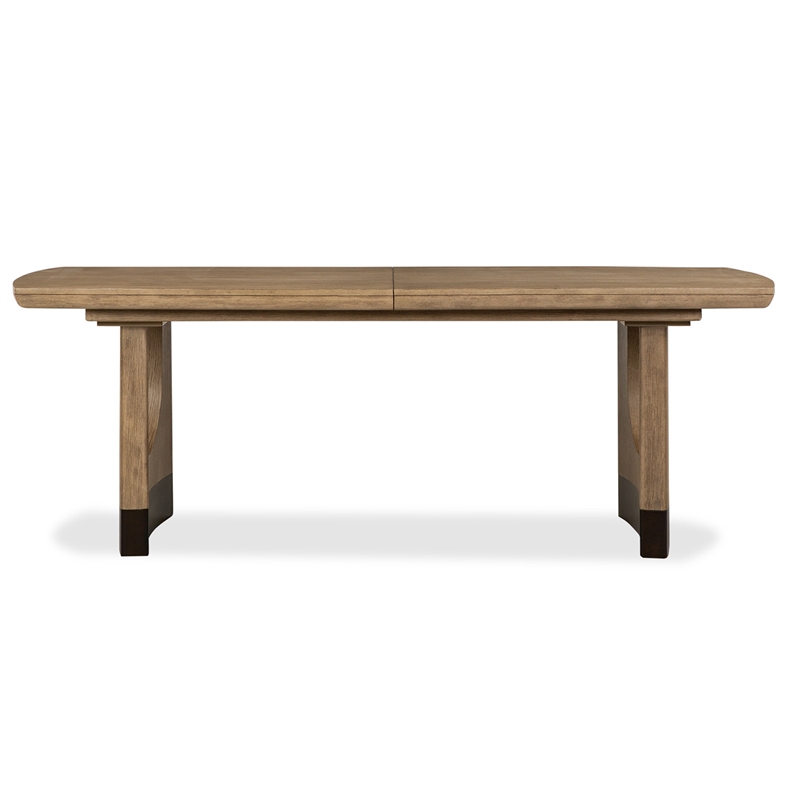 Magnussen Home Tristan Swiss Coffee Extendable Trestle Dining Table