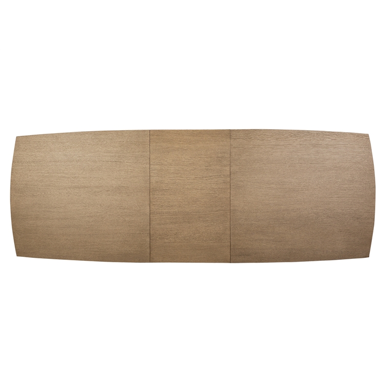 Magnussen Home Tristan Swiss Coffee Extendable Trestle Dining Table