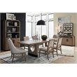 Magnussen Home Tristan Swiss Coffee Extendable Trestle Dining Table