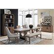 Magnussen Home Tristan Swiss Coffee Extendable Trestle Dining Table